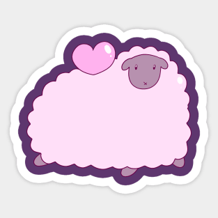 Love Sheep Sticker